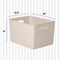 Superio Plastic Storage Container Bins, Organizer Baskets, Boxes for Organizing Closet Shelves Drawer Shelf